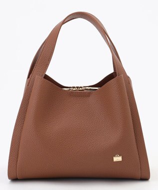 LA BAGAGERIE ソフトシュリンク2WAYハンドバッグ small チョコ