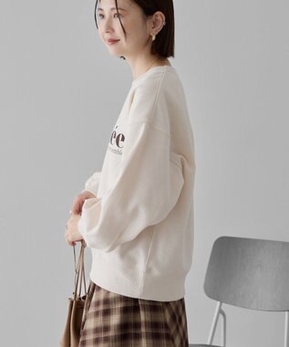 AMERICAN HOLIC フレンチロゴ裏起毛プルオーバー Ivory