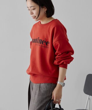 AMERICAN HOLIC フレンチロゴ裏起毛プルオーバー Red