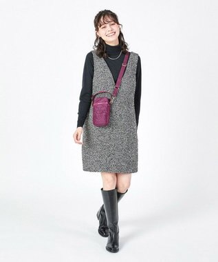LeSportsac TH MINI CROSSBODY/ワインキルトスタッズ ワインキルトスタッズ