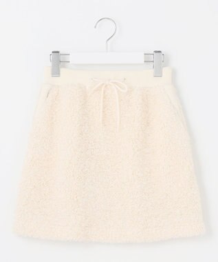 23区GOLF 【WOMEN】ボアスカート アイボリー系