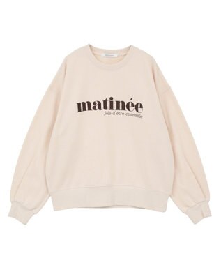 AMERICAN HOLIC フレンチロゴ裏起毛プルオーバー Ivory