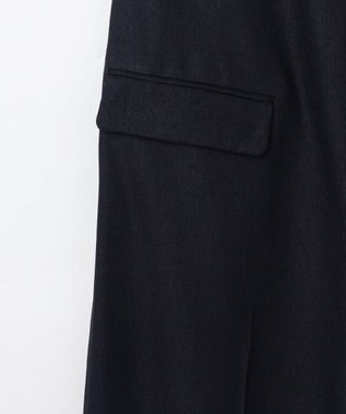 GRACE CONTINENTAL リネンタッチビスチェサロペ ネイビー