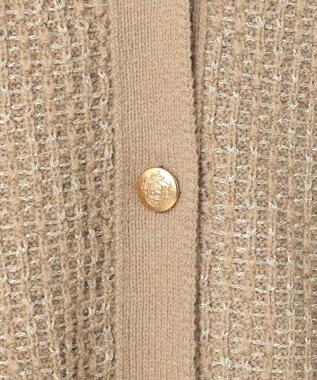 自由区 S 【SHIHOさん着用】ラメツイード カーディガン モカ