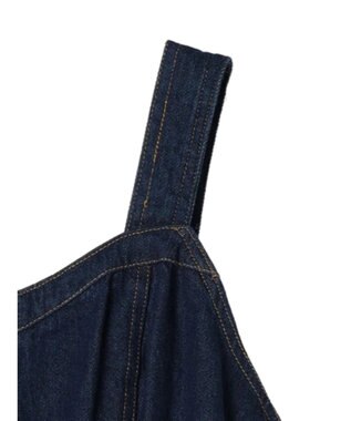 earth music&ecology マーメイドデニムジャンスカ Dark Indigo