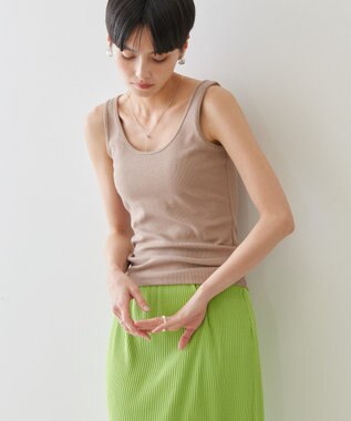 AMERICAN HOLIC リブタンクトップ Mocha