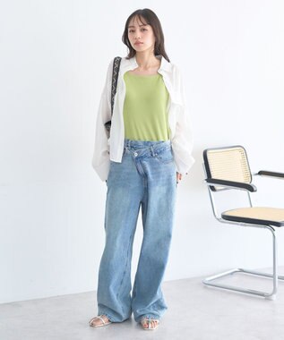 earth music&ecology 【予約】適ON カップ付きキャミソール ピスタチオ