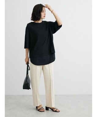 Green Parks ＳＥＴ２点　メッシュベスト＋半袖カットチュニック Black