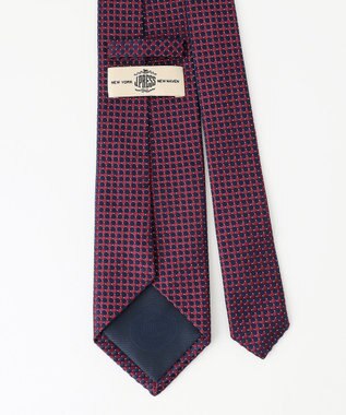 J.PRESS MEN 【J.PRESS 10PLY LUXURY SILK COLLECTION】マイクロジャガード ネクタイ ワイン系7