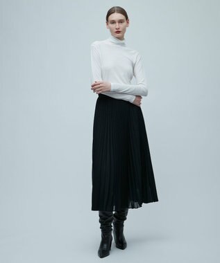 BEIGE， SORE / ハイネックカットソー White