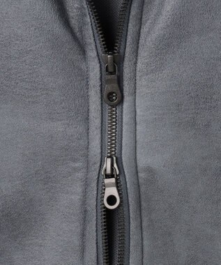 JOSEPH HOMME 新素材【ストレッチ/光沢感】レザーライクジャージーコンビ　フーディー ライトグレー系