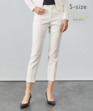 BEIGE， 【S-size】LUIZA / クロップドパンツ White