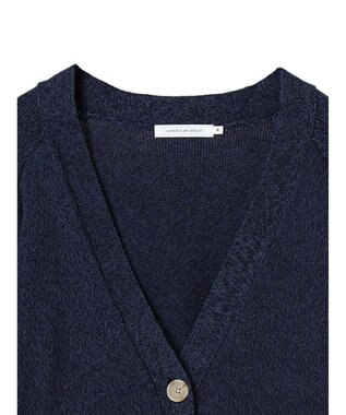 AMERICAN HOLIC ＭＩＸＶネックニットカーディガン Navy