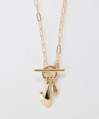 Phoebe ハートプレートチョーカーネックレス　ゴールド/40cm ゴールド