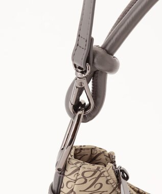 自由区 【撥水・2WAY】ナイロンノットワンショルダー バッグ ベージュ系1