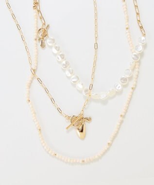 Phoebe ハートプレートチョーカーネックレス　ゴールド/40cm ゴールド