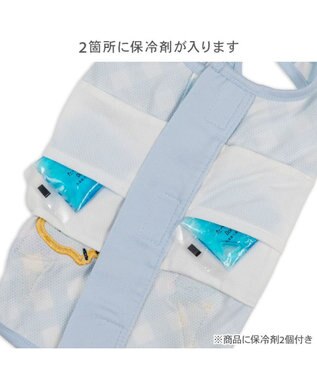 PET PARADISE スヌーピー ポケットクール タンクトップ 《アイス柄》小型犬 ホワイト×ブルー