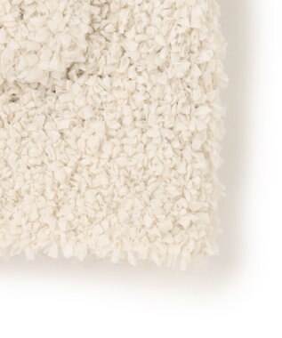 UNFILO テープフリンジニット カーディガン グレージュ