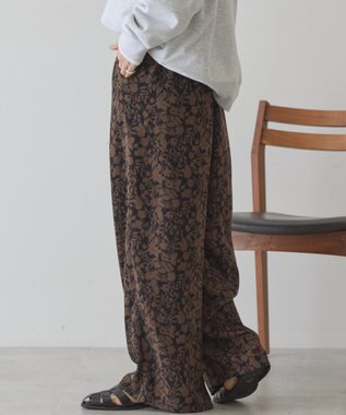 AMERICAN HOLIC 【先行予約】【イージーケア】アソート柄パンツ Brown