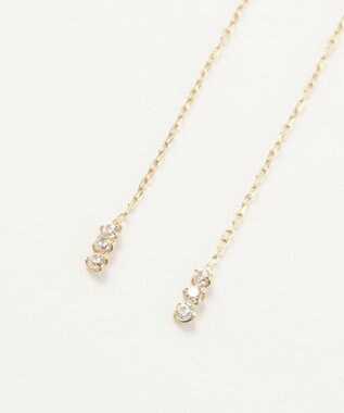 Phoebe 【K10】スウィングビジューアメリカンピアス ゴールド