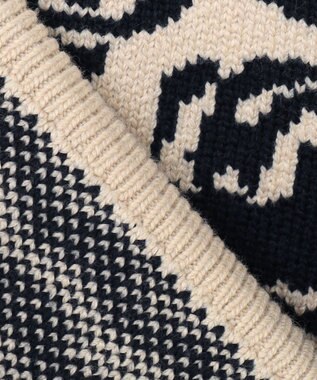 JOSEPH HOMME 【HIGH GRADE LINE】フォークアートジャガード　クルーネックニット アイボリー系5