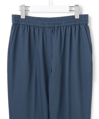 ICB 【裏起毛】 ウォームサテン スティックパンツ ブルーグレー系