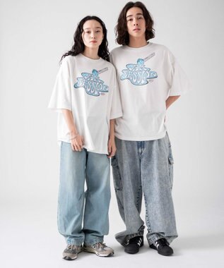 WEGO 【ユニセックス着用ITEM/SMLサイズ/手洗い可】アソートグラフィックT 柄1