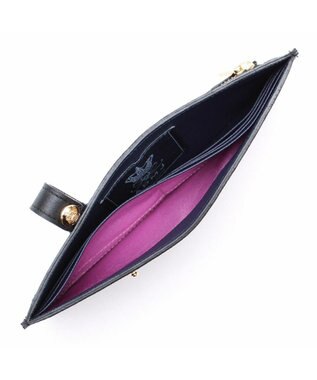 A.D.M.J. 【牛革】Newモーツァルト /スパニッシュレザースリムウォレット ブラック