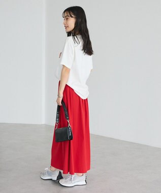 CRAFT STANDARD BOUTIQUE ドロストギャザースカート Red