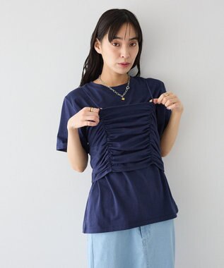 CRAFT STANDARD BOUTIQUE 2点セット ビスチェレイヤードプルオーバー Navy