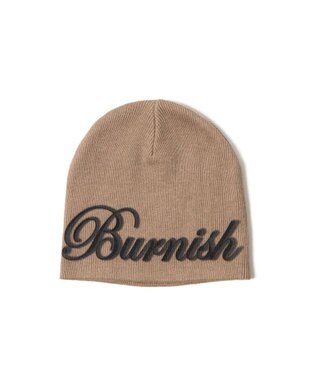 WEGO ロゴプリントシングルニットワッチ ベージュ