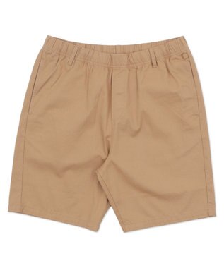 WEGO 【ウエストゴム/SMLサイズ展開】イージーコットンショーツ ベージュ