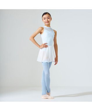 Chacott レッグウォーマー ミディアム丈 (サーモギア（R）糸使用） ベビーブルー