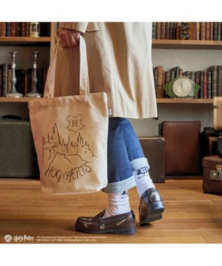 ing <ing>【ハリー・ポッターコラボレーション】刺繍モチーフローファー ダークブラウン