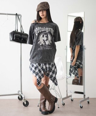 WEGO ２WAYグラフィックワンショルBIGT 柄5