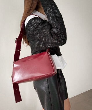 WEGO 2wayベルトワンショルダー ワイン