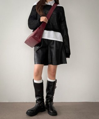 WEGO 2wayベルトワンショルダー ワイン