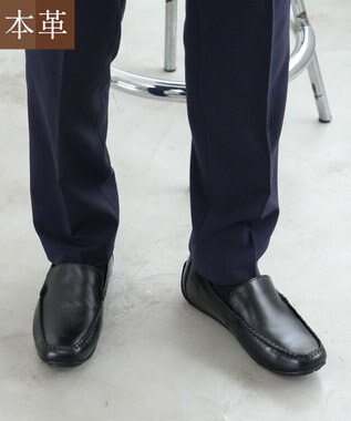 Pointer 本革ドライビングシューズ メンズ
