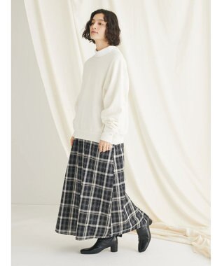 CRAFT STANDARD BOUTIQUE シェニールヤーンニットプルオーバー Ivory