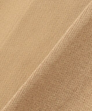 ICB 【洗える】コットンアセテートスムース ロングニットアウター ベージュ系