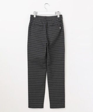 23区GOLF 【WOMEN】裏起毛ジャージーパンツ ストレッチ モノグラム 上品スタイル ブラック系5