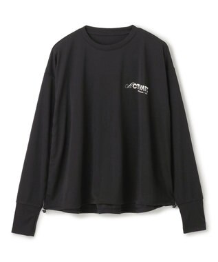 UNFILO ラッシュガード ドロストプルオーバー ブラック