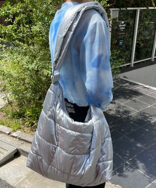 WEGO BIGパテッドワンショルダー シルバー