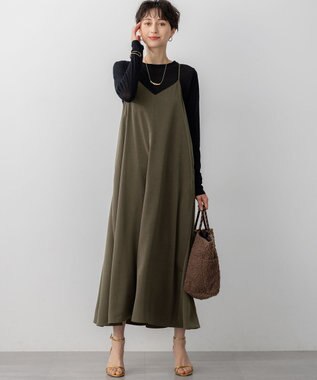 23区 L 【Oggi5月号掲載/洗える】シアー レイヤード TEE ブラック系