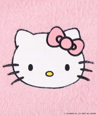 WEGO 【サンリオ】HELLOKITTYコラボシャギーニット ピンク