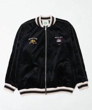 WEGO ベロアスカジャン ブラック