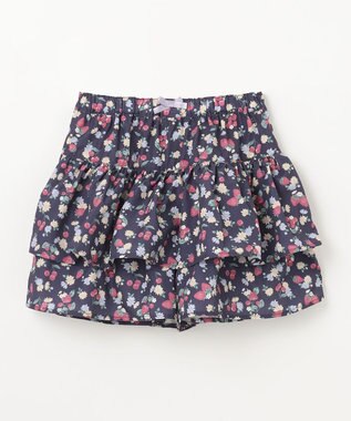 ANY KIDS 【チェリーベリーシリーズ】フルーツ フリル キュロット ネイビー系