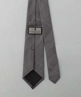 GOTAIRIKU GOTAIRIKU別注【日本製】シルク ネクタイ_チェック柄 ブラック系8