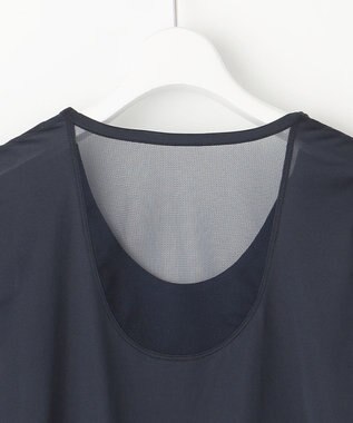 23区GOLF 【WOMEN】【吸水速乾・UVカット】３０ｄインナーUネック カノコ ネイビー系