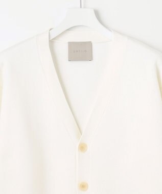 UNFILO MENS MOVE TEX Vネックカーディガン アイボリー系
